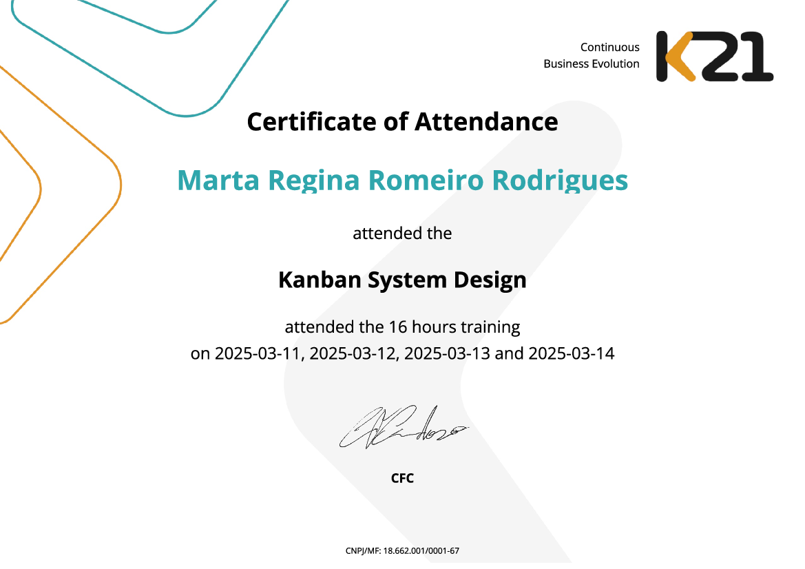 Certificado K21